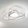 Ondaluce - hämardatav LED-laelamp ROSE LED/60W/230V 50x54 cm hõbedane