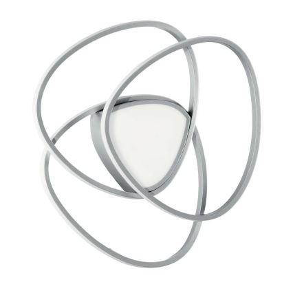 Ondaluce - hämardatav LED-laelamp ROSE LED/60W/230V 50x54 cm hõbedane