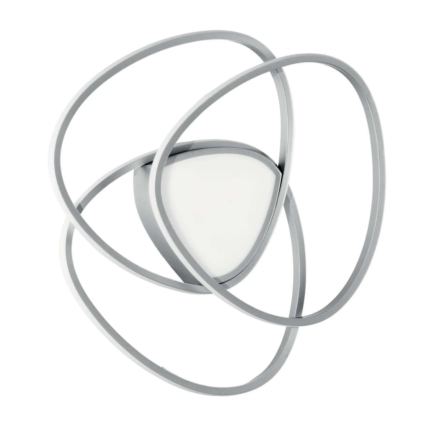 Ondaluce - hämardatav LED-laelamp ROSE LED/60W/230V 50x54 cm hõbedane