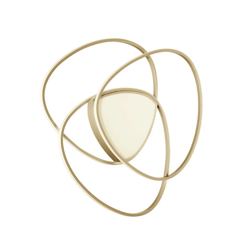 Ondaluce - Hämardatav LED-laelamp ROSE LED/70W/230V 63x67 cm kuldne