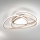 Ondaluce - Hämardatav LED-laevalgusti ROSE LED/80W/230V 71x76 cm kuldne