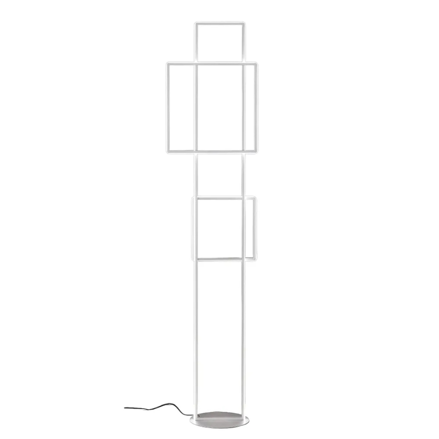Ondaluce - hämardatav LED-põrandalamp DOWEL LED/77W/230V 166 cm hõbedane