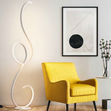 Ondaluce - hämardatav LED-põrandalamp FLOK LED/44W/230V valge