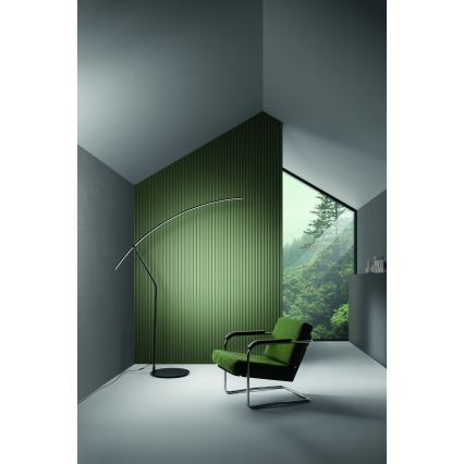 Ondaluce - hämardatav LED-põrandalamp FOLAGA LED/30W/230V must