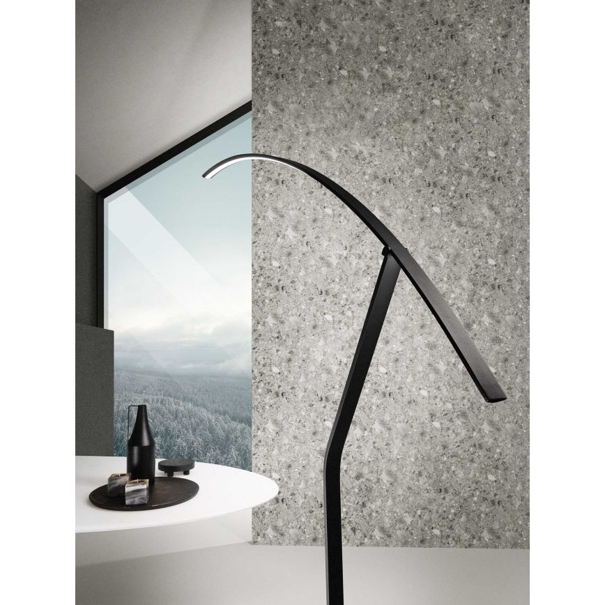 Ondaluce - hämardatav LED-põrandalamp FOLAGA LED/30W/230V must