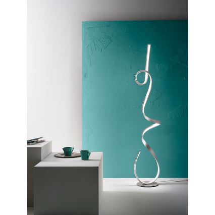 Ondaluce - hämardatav LED-põrandalamp LUMEN LED/30W/230V, hõbedane