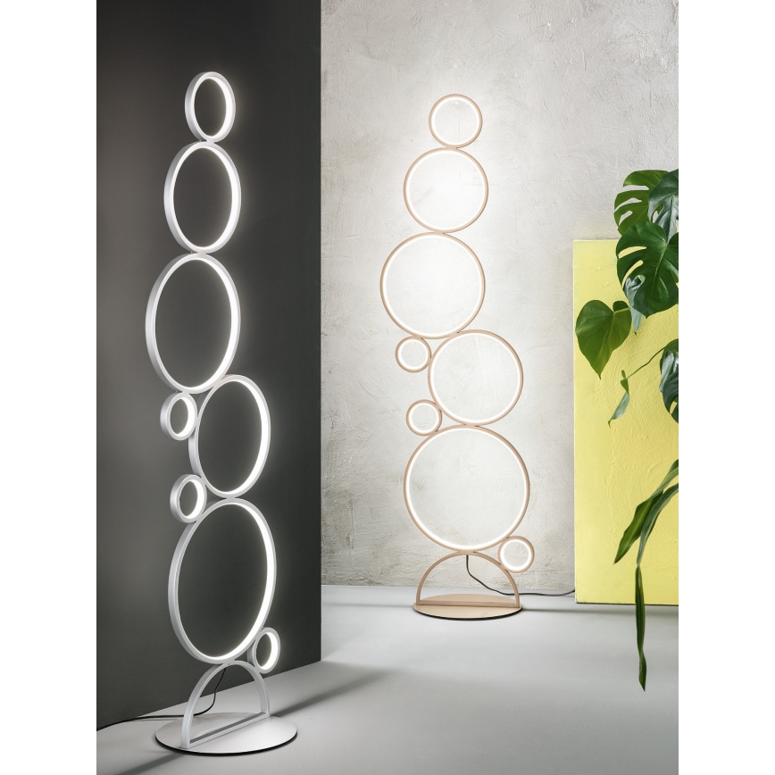 Ondaluce - hämardatav LED-põrandalamp POIS LED/52W/230V, 160 cm, hõbedane