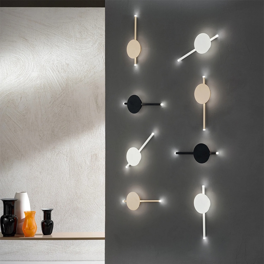 Ondaluce - Hämardatav LED-seinavalgusti JAMES LED/16W/230V, must