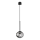 Ondaluce - Kaabliga riputatav lühter JEWEL 1xE14/10W/230V, läbimõõt 17 cm, must/suitsune must