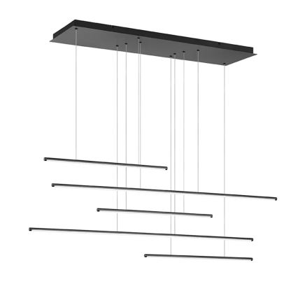 Ondaluce - LED-hämardatav kaabliga ripatslühter GENIUS LED/72W/230V must