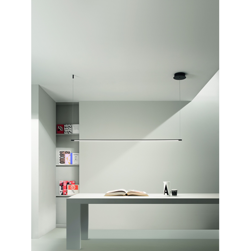Ondaluce - LED hämardatav kaabliga rippvalgusti GENIUS LED/28W/230V, must