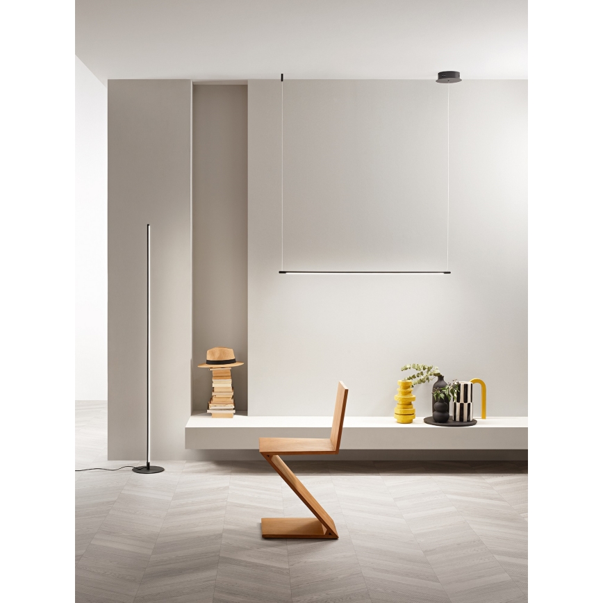 Ondaluce - LED hämardatav kaabliga rippvalgusti GENIUS LED/28W/230V, must