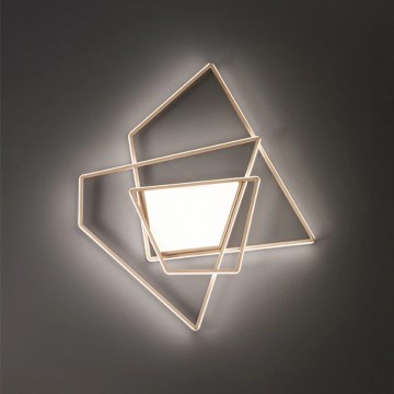 Ondaluce - LED hämardatav laelamp GALAXY LED/90W/230V kuldne