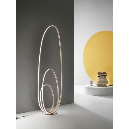 Ondaluce - LED-hämardatav põrandalamp GOLDEN LED/45W/230V kuldne