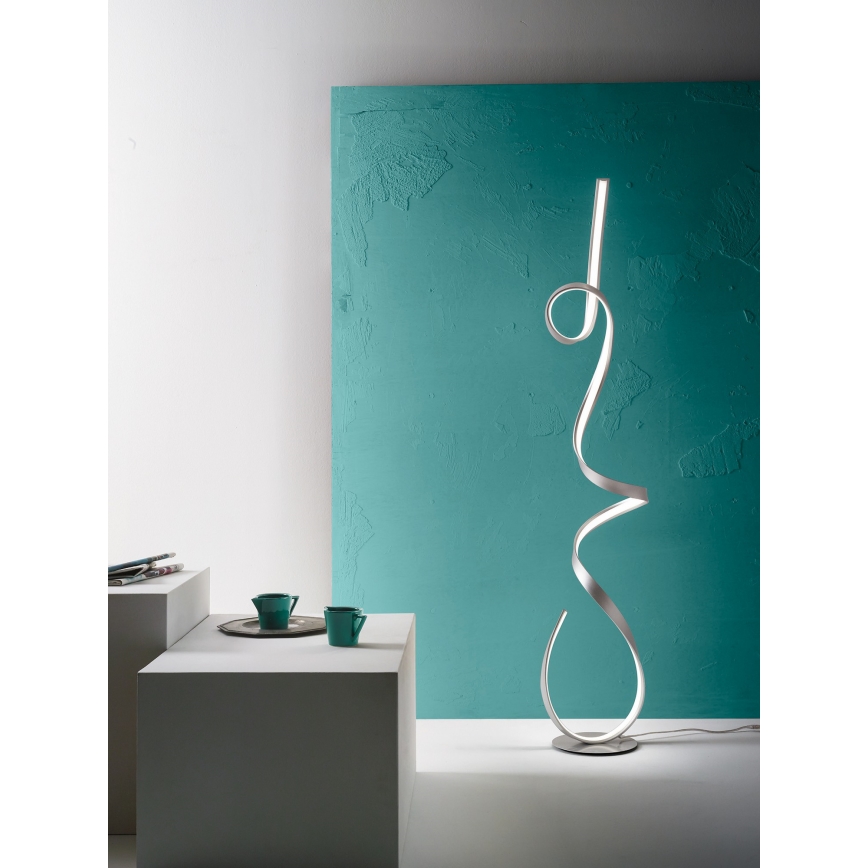 Ondaluce - LED hämardatav põrandalamp LUMEN LED/30W/230V 160 cm hõbedane