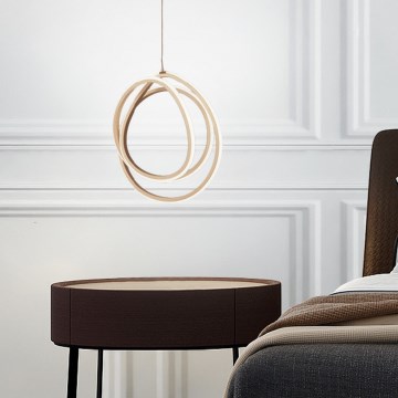 Ondaluce - LED-hämardatav ripplühter kaablil GOLDEN LED/28W/230V Ø 31,5 cm kuldne