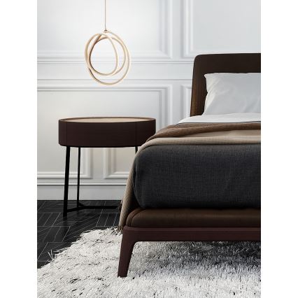 Ondaluce - LED-hämardatav ripplühter kaablil GOLDEN LED/28W/230V Ø 31,5 cm kuldne