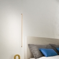 Ondaluce - LED hämardatav rippvalgusti kaabliga GENIUS LED/12W/230V läbimõõt 1,5 cm kuldne