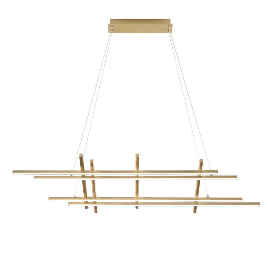 Ondaluce - LED-hämardatav rippvalgusti kaabliga MOVIDA LED/114W/230V kuldne