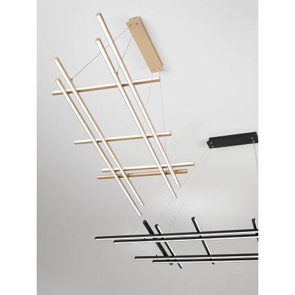 Ondaluce - LED-hämardatav rippvalgusti kaabliga MOVIDA LED/114W/230V kuldne