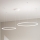 Ondaluce - LED hämardatav rippvalgusti kaablil SOEL LED/28W/230V + LED/38W 3000/4000K läbimõõt 80/60 cm valge