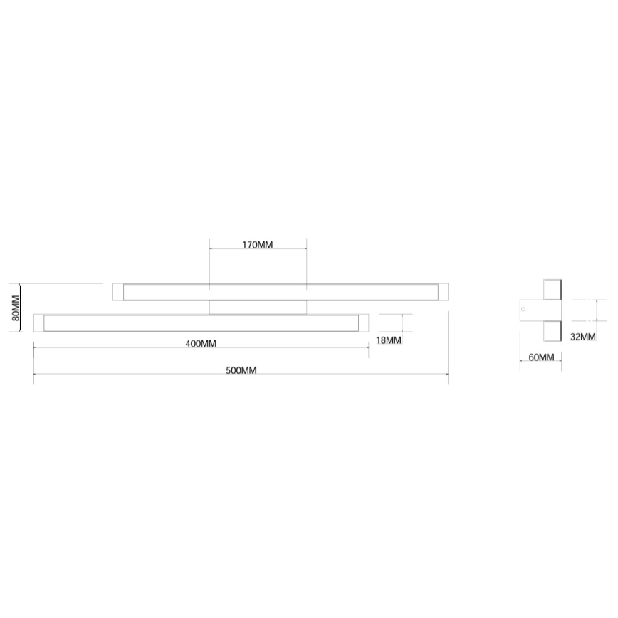 Ondaluce - LED-hämardatav seinavalgusti MOVIDA LED/16W/230V kuldne
