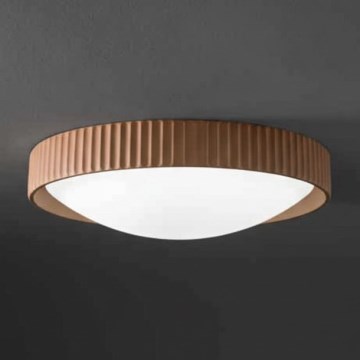 Ondaluce - LED laelamp CONCRETE LED/20W/230V, läbimõõt 41 cm, betoon, pruun