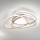 Ondaluce - LED reguleeritava heledusega laelamp ROSE LED/60W/230V 50x54 cm kuldne