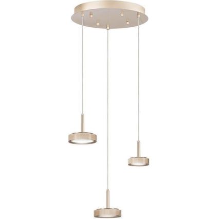 Ondaluce - NINA LED hämardatav lühter kaabliga LED/24W/230V läbimõõt 35 cm kuldne