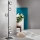 Ondaluce - Põrandalamp MONILE 5xE14/10W/230V 170 cm must/suitsune must