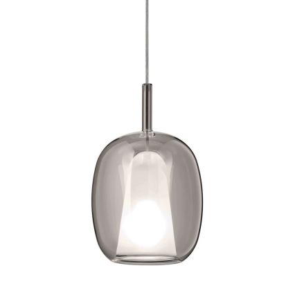 Ondaluce - Ripatslamp kaabliga THELMA 1xE27/15W/230V Ø 19,5 cm must/suitsuhall
