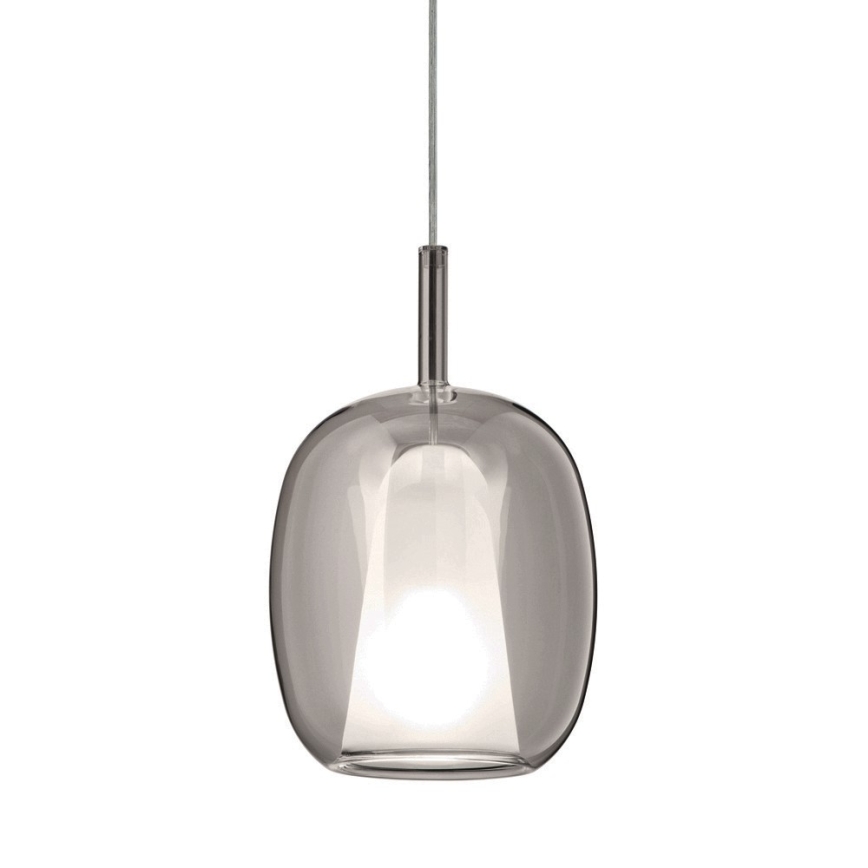 Ondaluce - Ripatslamp kaabliga THELMA 1xE27/15W/230V Ø 19,5 cm must/suitsuhall
