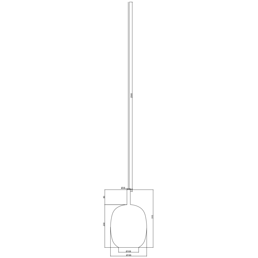 Ondaluce - Ripatslühter kaabliga THELMA 1xE27/15W/230V Ø 19,5 cm kuldne/suitsune beež