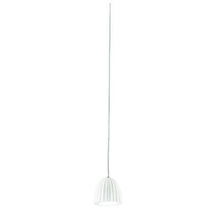 Ondaluce - Ripplamp kaabliga CONCRETE 1xGU10/7,5W/230V, läbimõõt 10,5 cm, betoon/valge