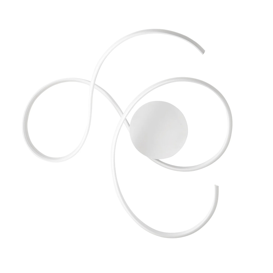 Ondaluce - TWIST LED hämardatav seinavalgusti 57W/230V, valge