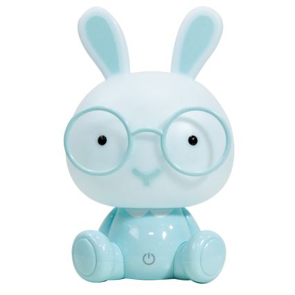 ONLI - hämardatav LED laste öölamp PUPPIES LED/3W/230V 22 cm jänku/sinine