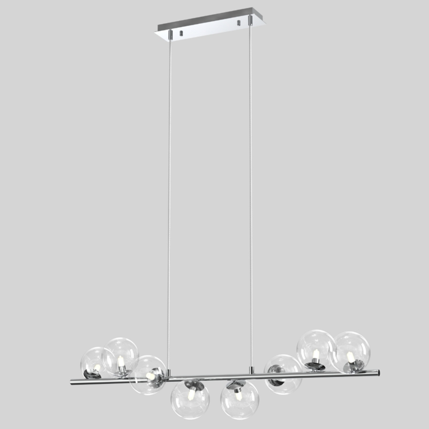 ONLI - Kaabliga lühter KIMBERLY 8xG9/6W/230V läikiv kroom