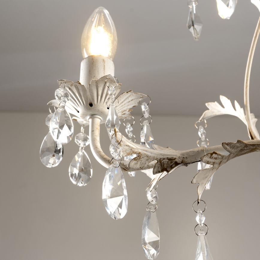 ONLI - ketiga rippuv lühter TERESA 3xE14/6W/230V valge