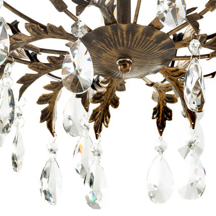 ONLI - laelamp TERESA 3xE14/6W/230V pronksvärvi