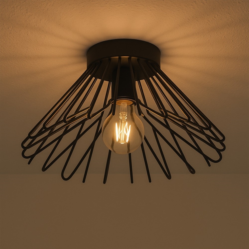 ONLI - Laevalgusti DUCCIO 1xE27/22W/230V d. 30 cm must