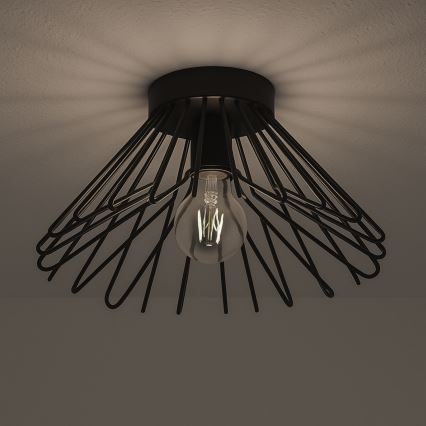 ONLI - Laevalgusti DUCCIO 1xE27/22W/230V d. 30 cm must