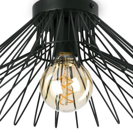 ONLI - Laevalgusti DUCCIO 1xE27/22W/230V d. 40 cm must