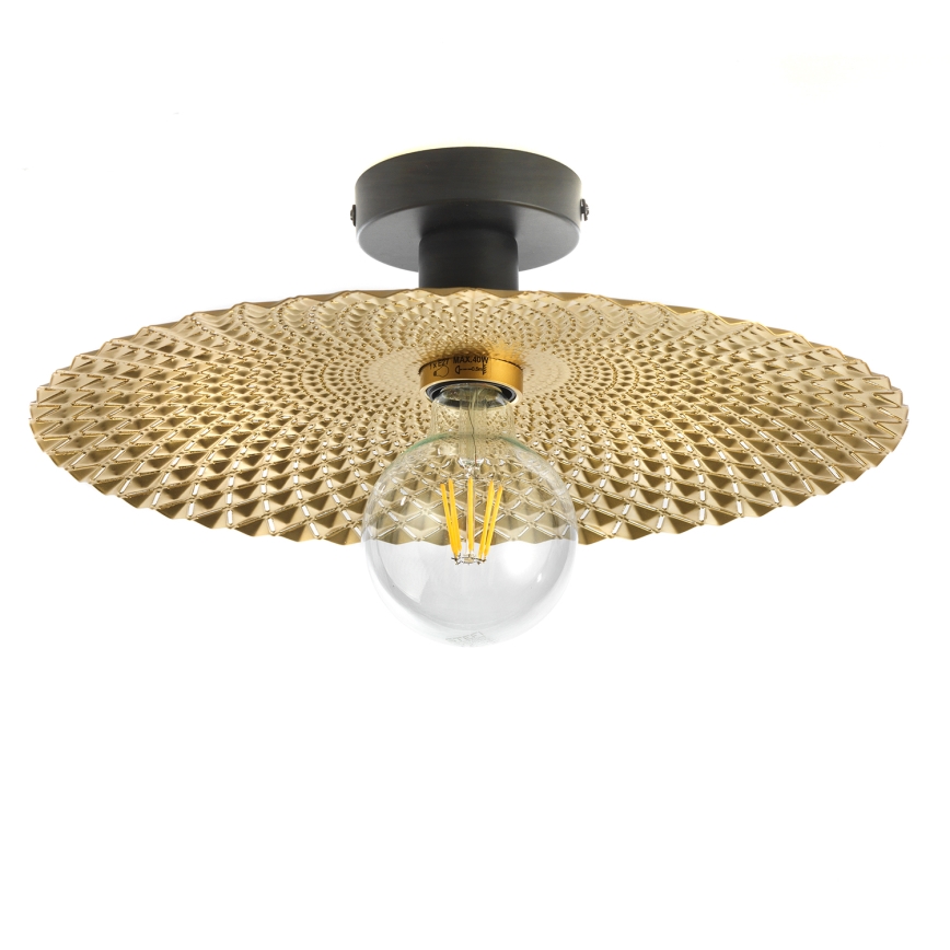 ONLI - Laevalgusti GOLDEN 1xE27/22W/230V d. 38 cm kuldne/must
