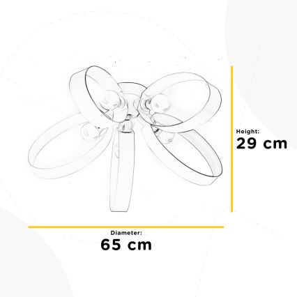 ONLI - Laevalgusti SERENA 5xE14/6W/230V must