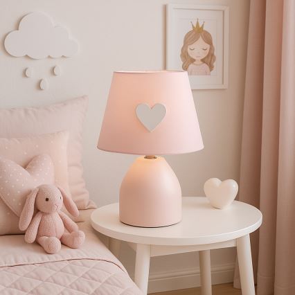 ONLI - Lamp lastele TITTA 1xE14/6W/230V 20 cm roosa
