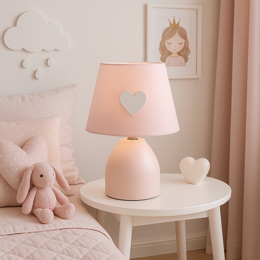 ONLI - Lamp lastele TITTA 1xE14/6W/230V 20 cm roosa