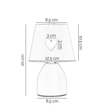 ONLI - Lamp lastele TITTA 1xE14/6W/230V 20 cm roosa