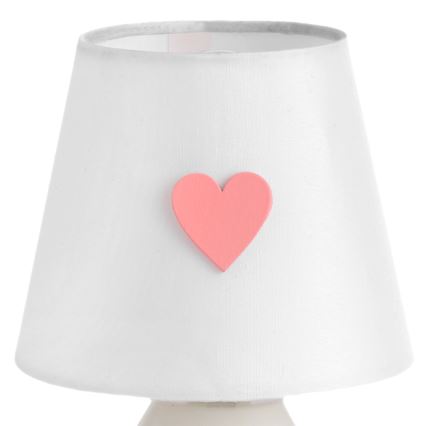 ONLI - Laste laualamp TITTA 1xE14/6W/230V 20 cm valge