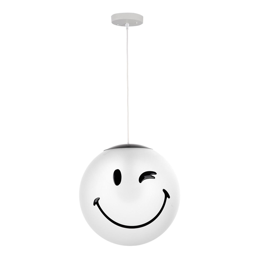 ONLI - Laste rippvalgusti kaabliga SMILEY 1xE27/15W/230V valge