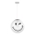 ONLI - Laste rippvalgusti kaabliga SMILEY 1xE27/15W/230V valge